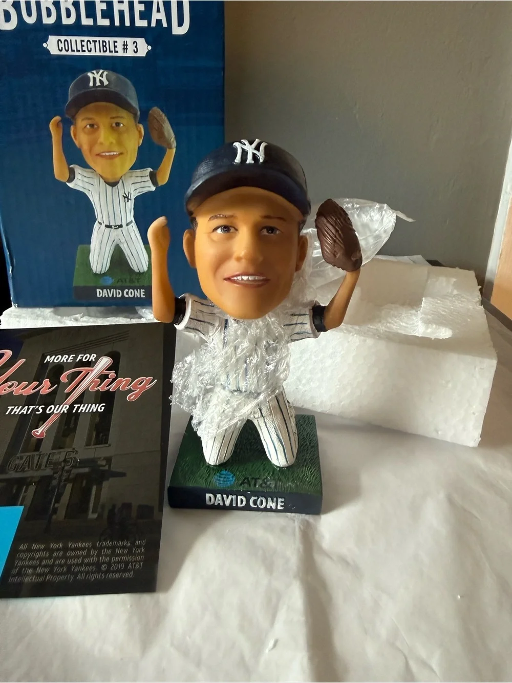 David Cone Yankees Bobblehead Collectible